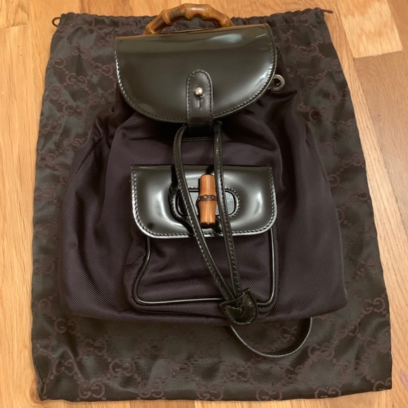 Gucci vintage bamboo mini backpack - Picture 1 of 10